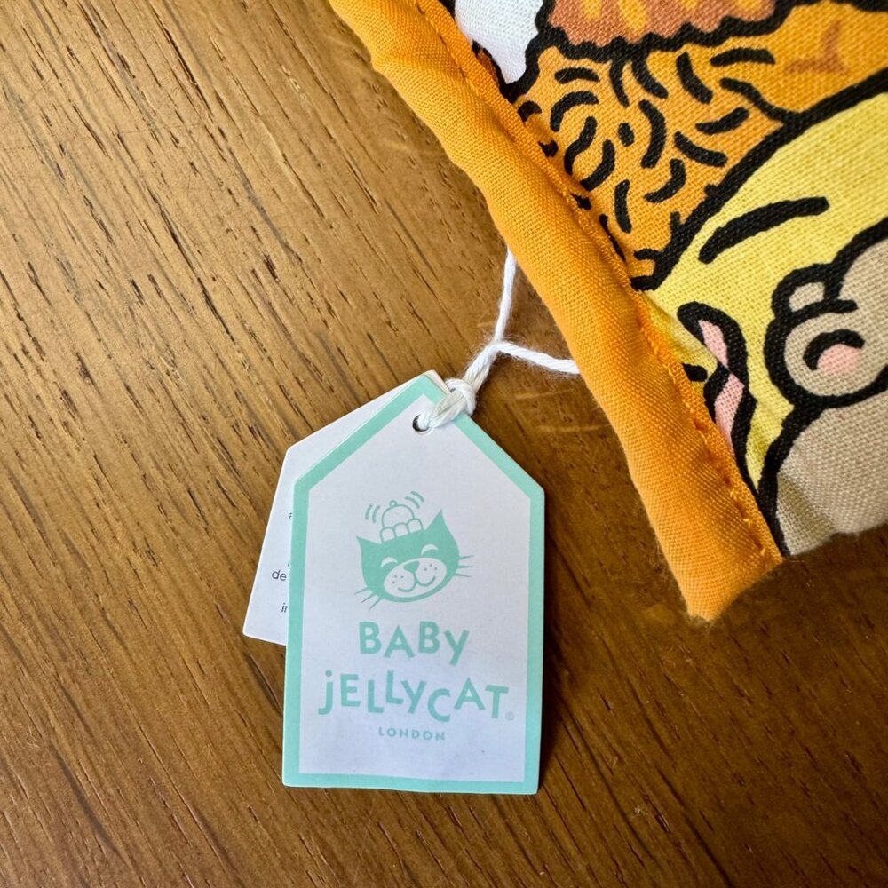 BABY JELLYCAT FARM TAILS Fabric Book Retired NWT Crinkly Interactive Touch NEW - Picture 9 of 11